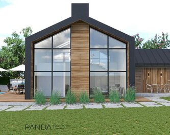 Дизайн фасаду та території для гостьового будинку