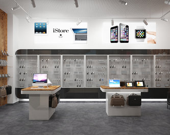 Дизайн интерьера магазина техники Apple "Ябко"